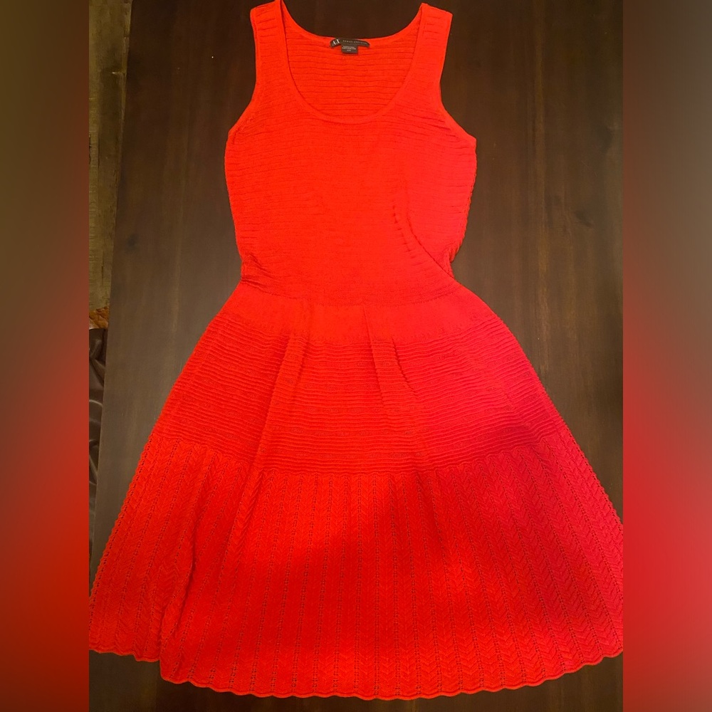 Red summer dress